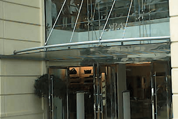 mağaza giriş canopy
