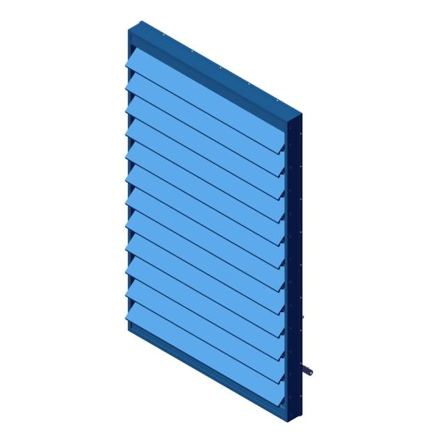 Kuş ve haşere korumalı tel kafesli dış cephe panjuru