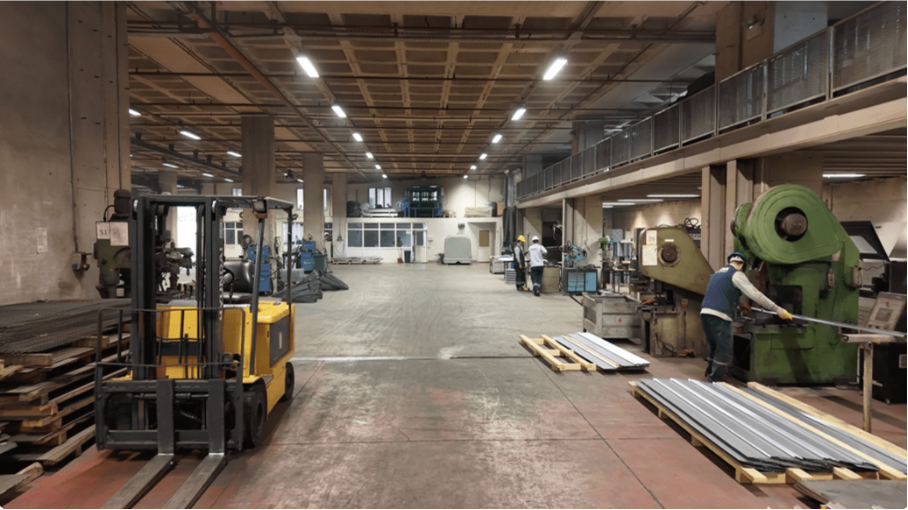 nema çelik çalışma alanı